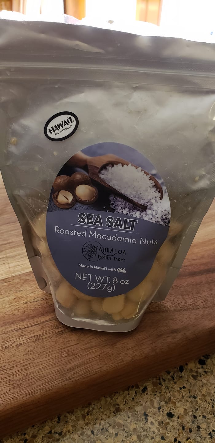 Customer photo review of Hawaiian Island Honey Macadamia Nuts