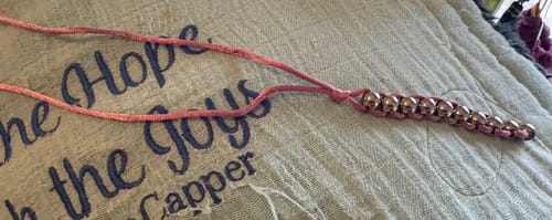 Customer photo review of Caterpillar Unisex Necklace by Kaiko
