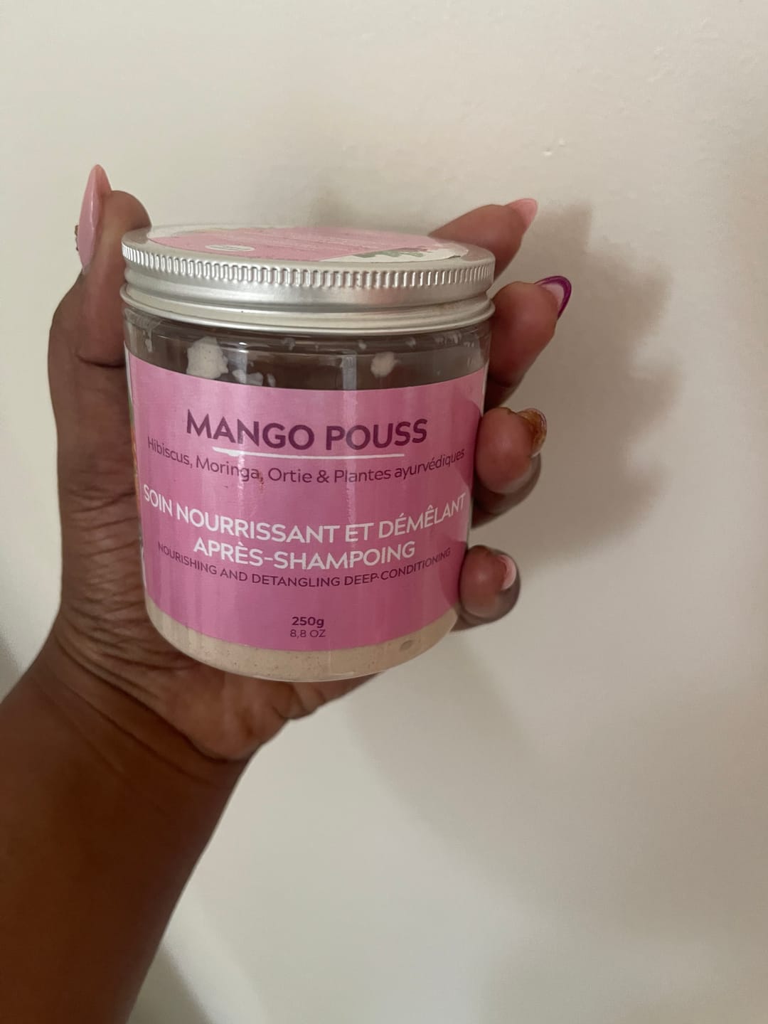 Customer photo review of Soin nourrissant et démêlant après-shampoing - POUSS