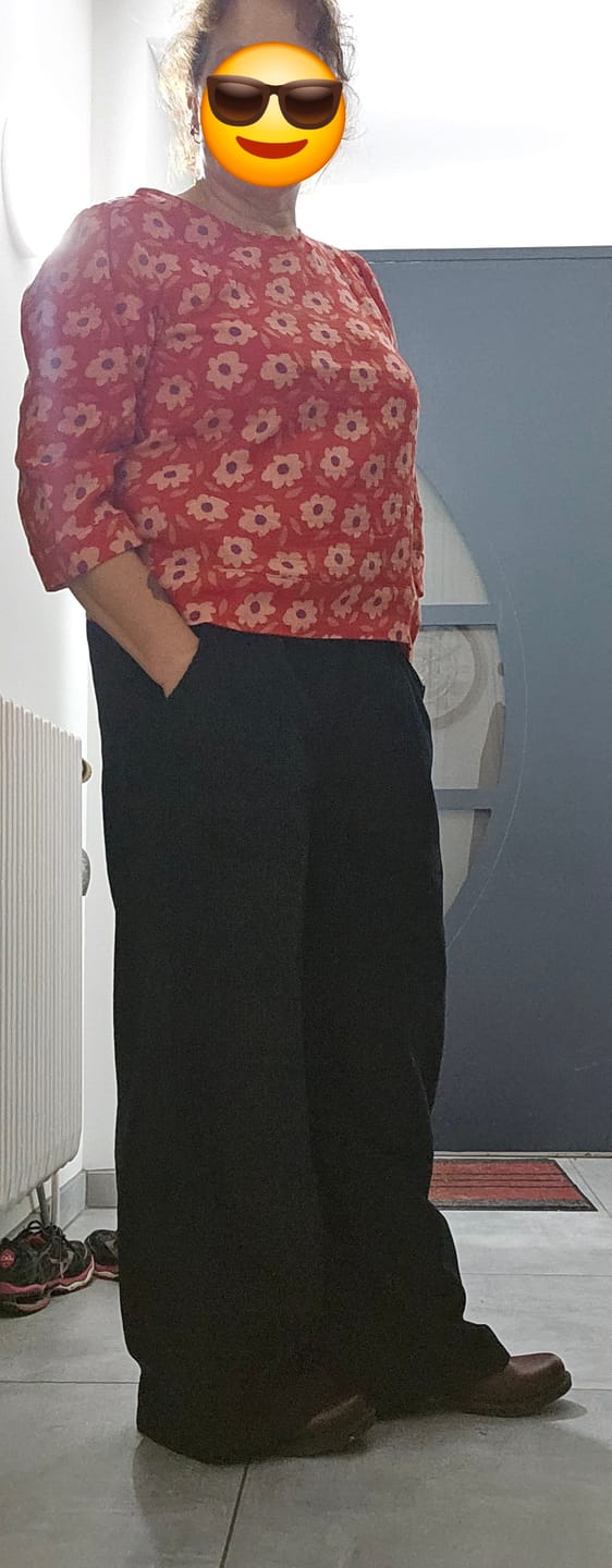 Customer photo review of Pantalon Tom - velours de coton côtelé noir