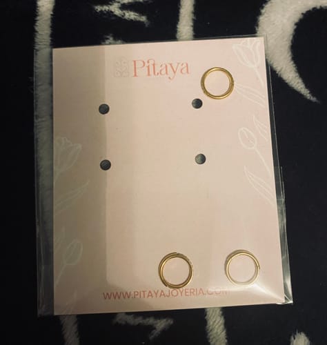 Customer photo review of Piercing Infinity con Zirconias Titanio
