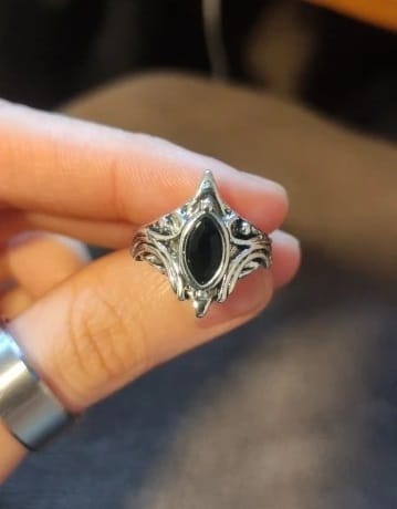 Customer photo review of Victorian Gothic ring