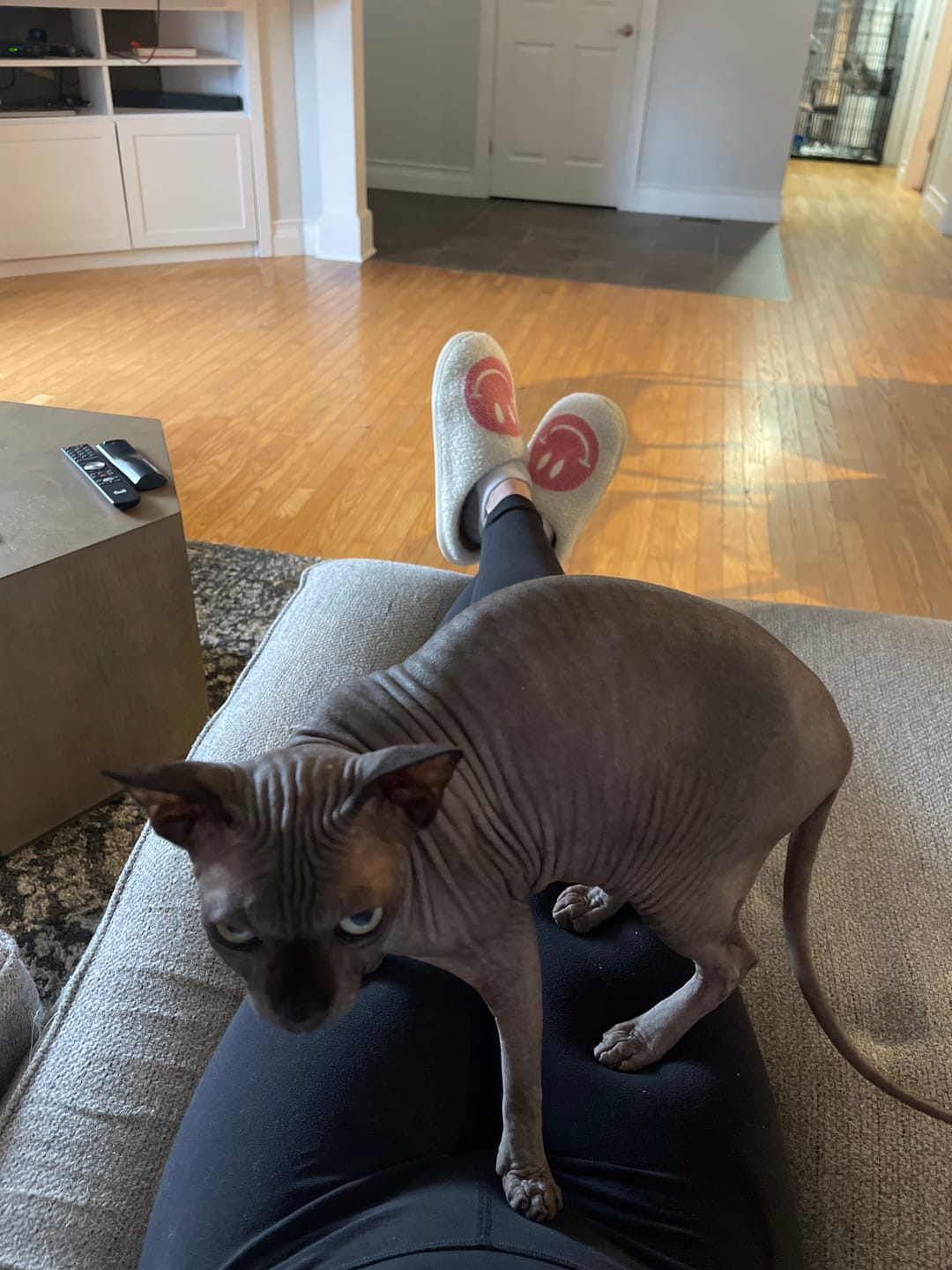 Customer photo review of Happy Face Slippers