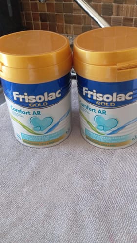 Customer photo review of Frisolac Gold Comfort A R (0-12 Meses) Lata C/ 400 Gr