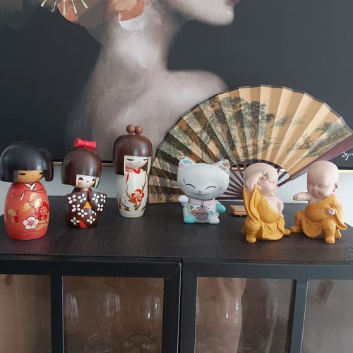 Customer photo review of Poupée Kokeshi Traditionnelle