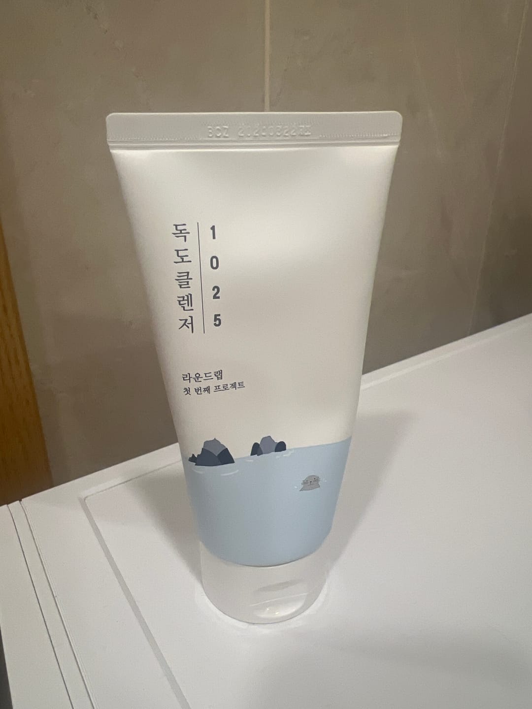 Customer photo review of Maigas putiņas sejas mazgāšanai ar jūras ūdeni Round Lab1025 Dokdo Cleanser