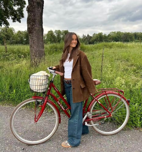 Customer photo review of Emily™ | Suede Jacket