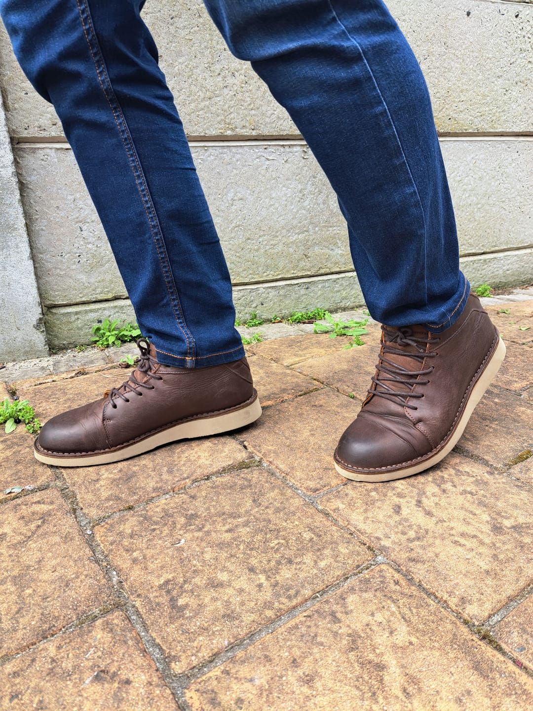 Customer photo review of Graphite Desert Boot Dark Brown