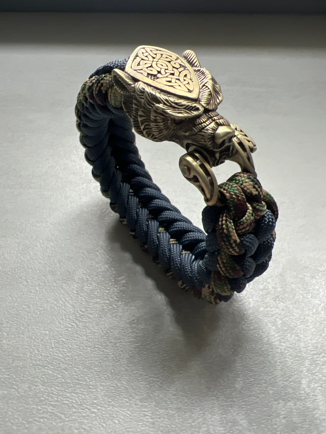 Customer photo review of Vikings Bear Paracord Bracelet