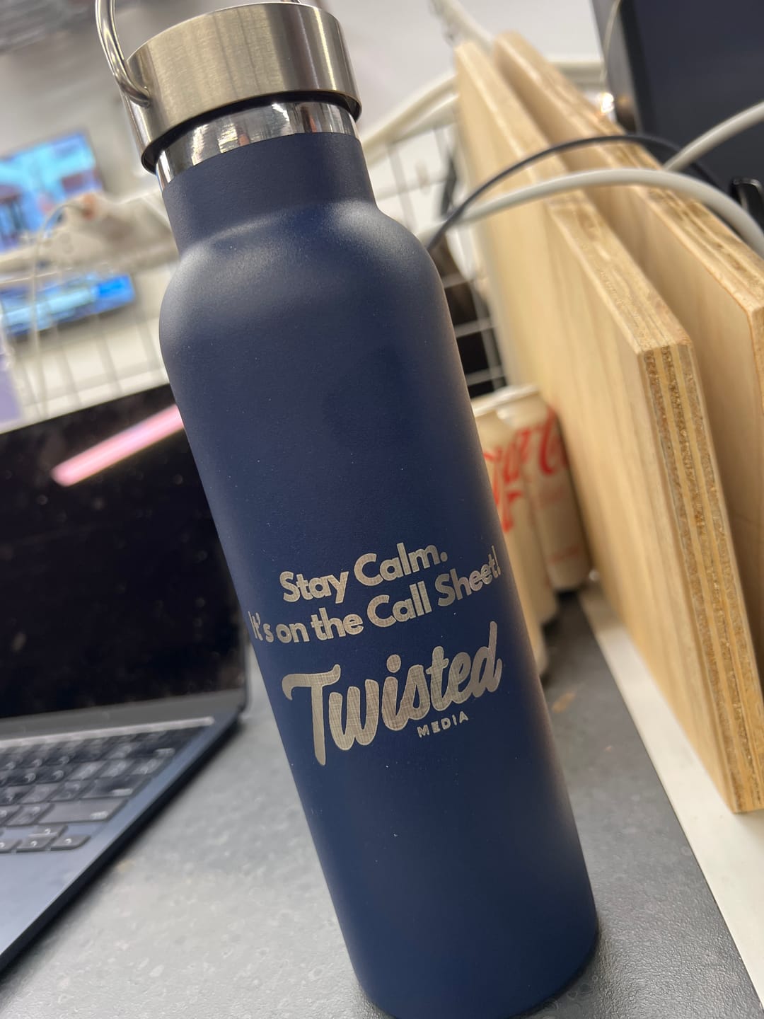 Customer photo review of Personalised Insulated Carry Bottle 600ml