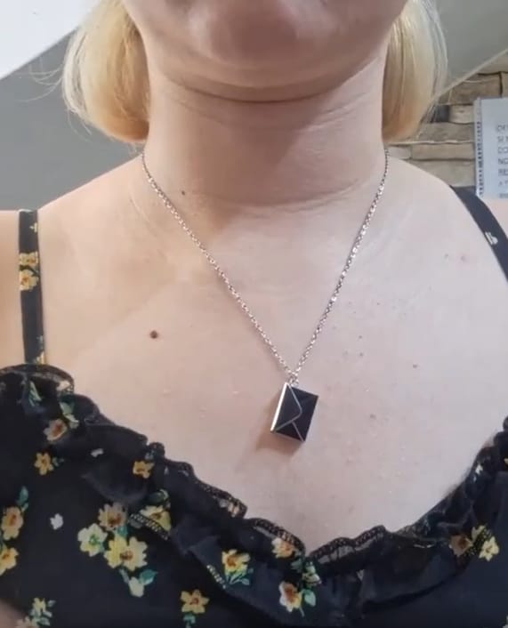 Customer photo review of Ketting Met Liefdesbrief - Aan Mijn Schat
