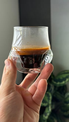 Customer photo review of PROPEL Espresso Glass Set
