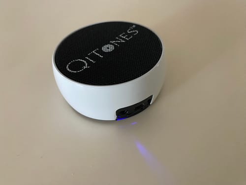 Customer photo review of Qi Tones™ Vibroacoustic Therapy System (Add Sound to Qi Coils)