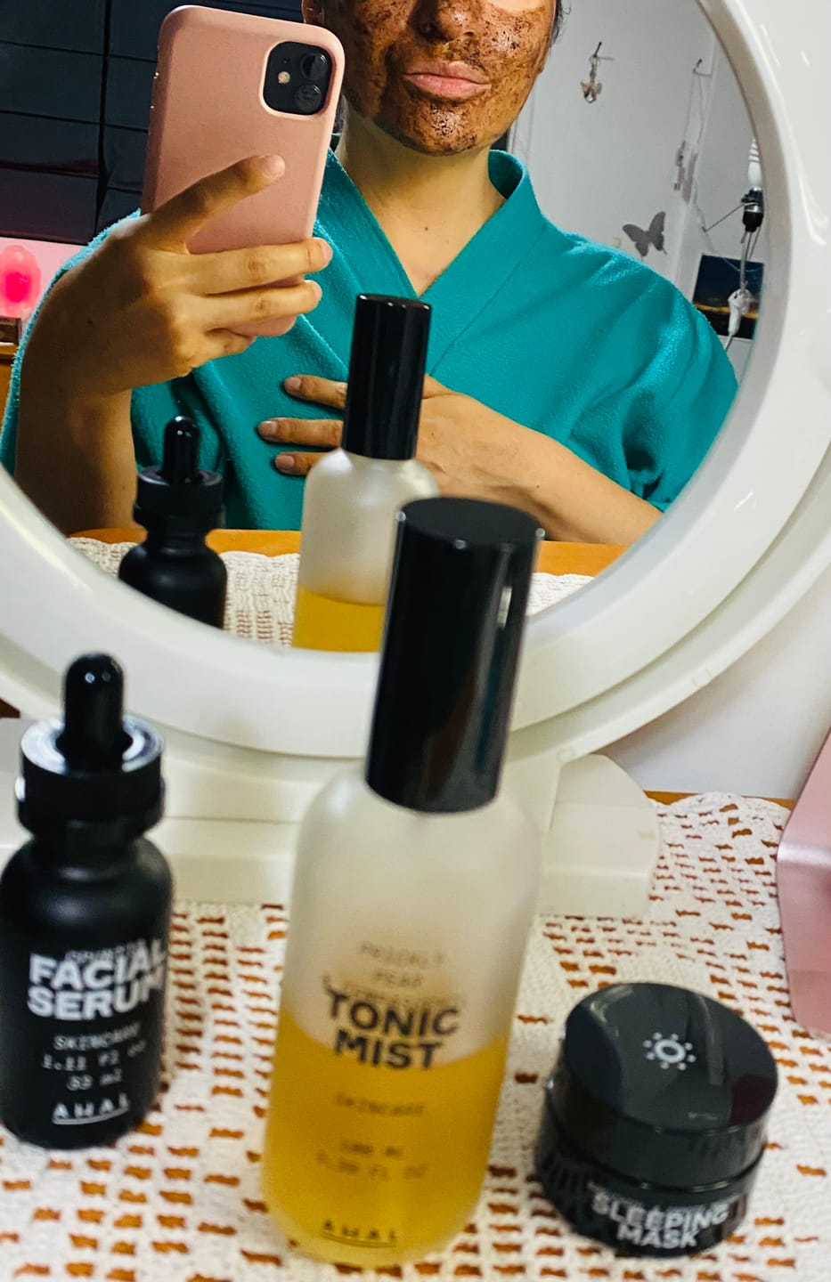 Customer photo review of Opuntia Facial Serum / Suero Facial Opuntia