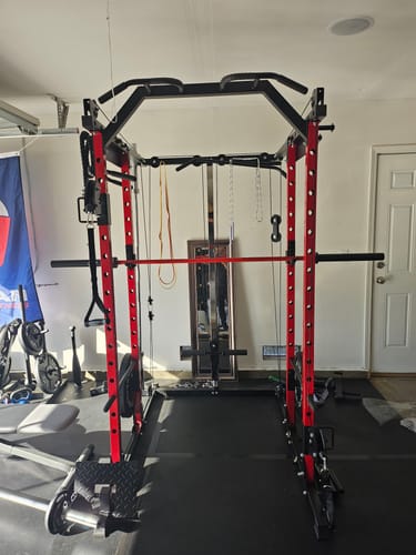 Customer photo review of K6-1.0 All-in-One Power Rack Functional Trainer