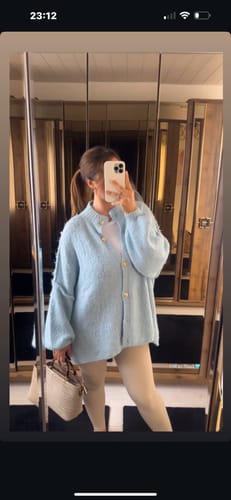 Customer photo review of Oversized Cardigan "CozyGlam"