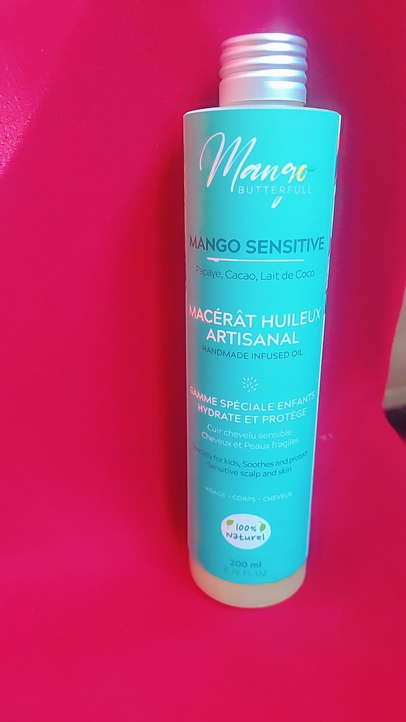 Customer photo review of Macérât huileux artisanal SENSITIVE