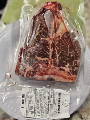 Customer photo review of Halal Porterhouse