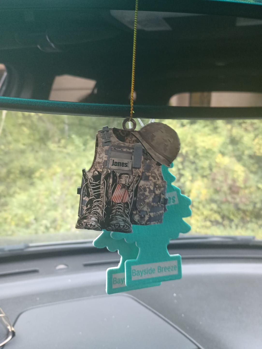 Customer photo review of Military Uniform - Boots & Hat - Personalized Flat Acrylic Ornament