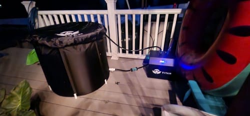 Customer photo review of Bravo Ice Bath Pod