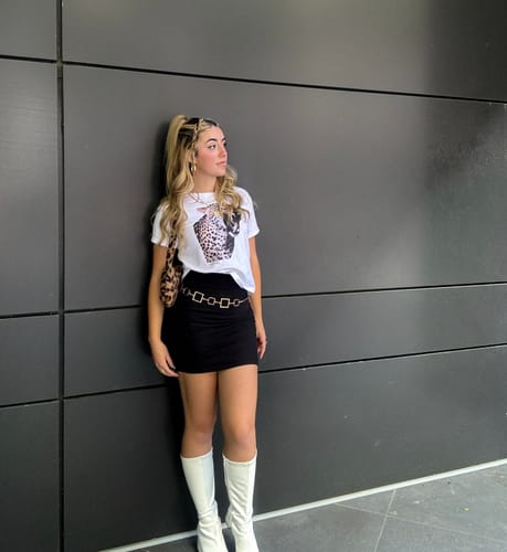 Customer photo review of 'I Don't Bite' premium baby tee