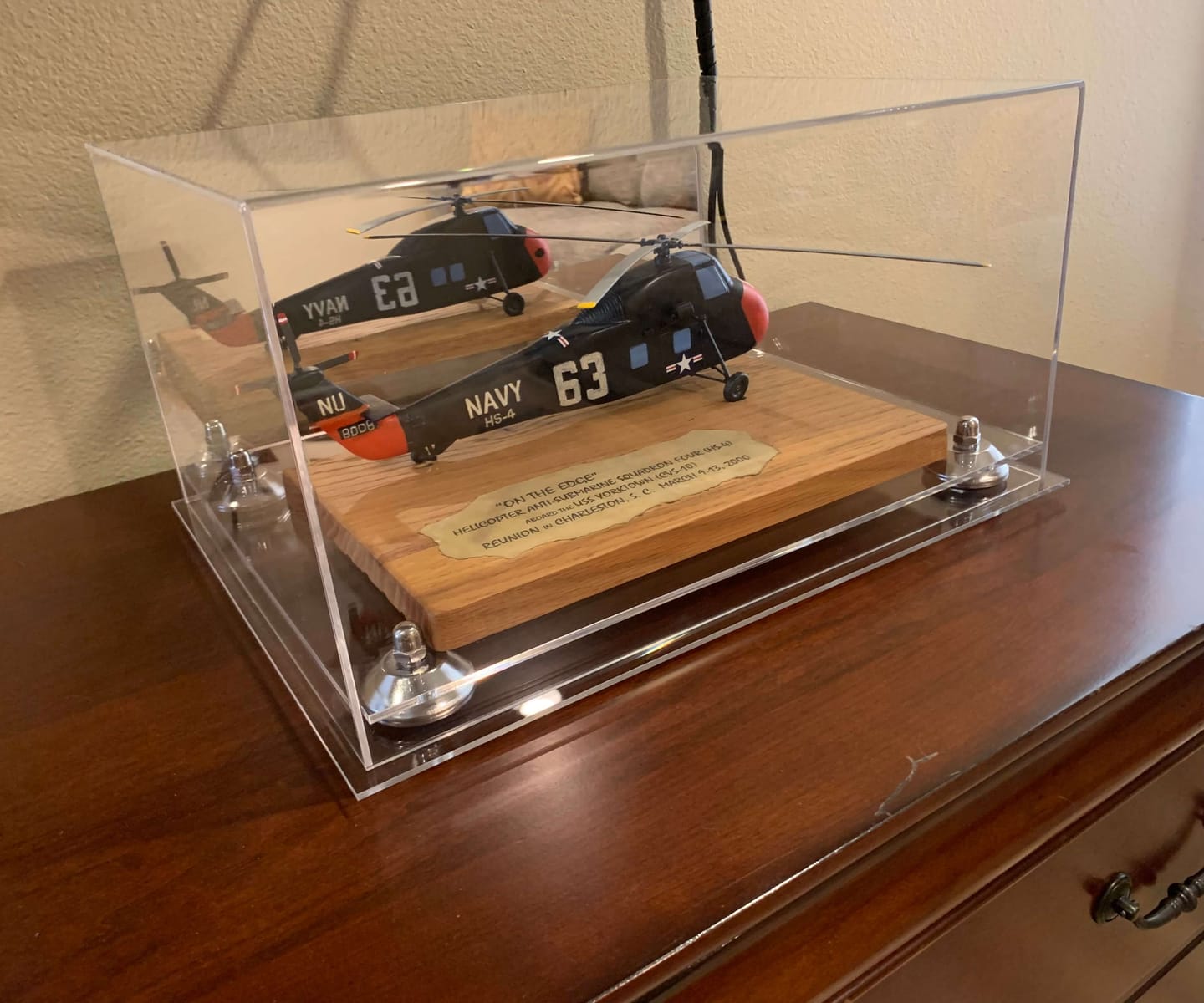Customer photo review of Book Display Case with Risers 15.25 X 12 X 8 - Mirror (A026/V12)