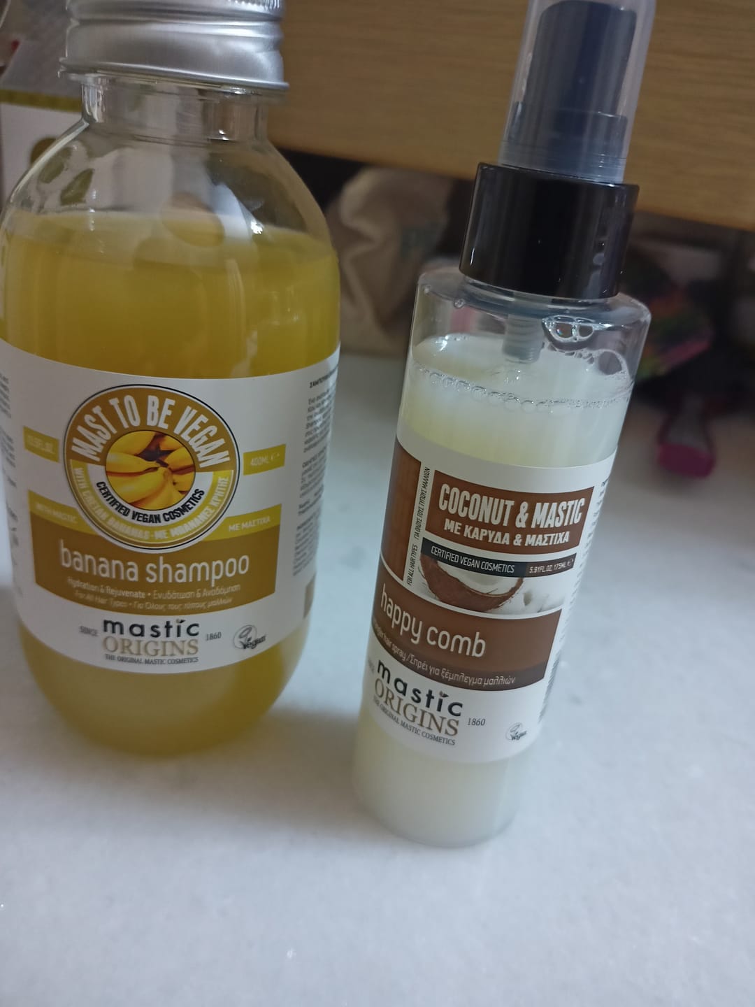 Customer photo review of Banana Shampoo