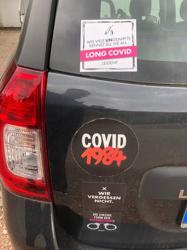 Customer photo review of GROSSE STICKER / AUFKLEBER (10 STK.) • DIE EINZIGE FORM DER AUFARBEITUNG