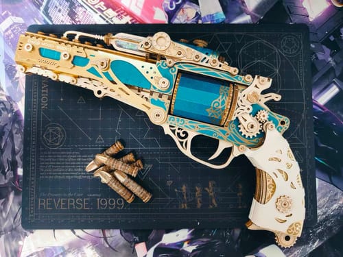 Customer photo review of Steam Revolver 3D Wooden Puzzle