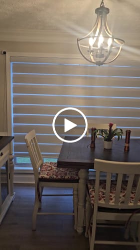 Customer video review of SmartWings Motorized Zebra Shades 90% Blackout 95mm Astrid