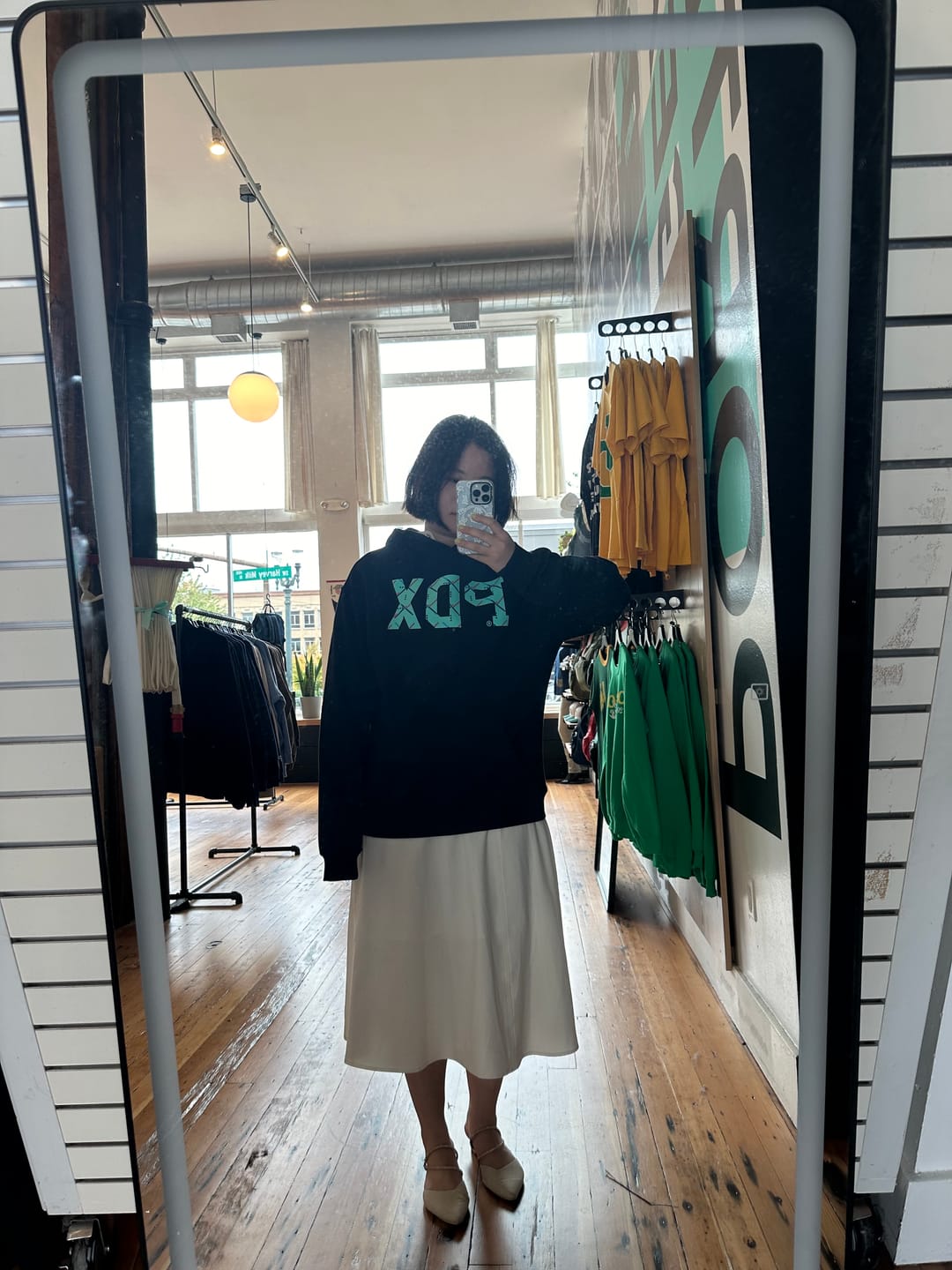 Customer photo review of Sueded PDX Carpet Hoodie