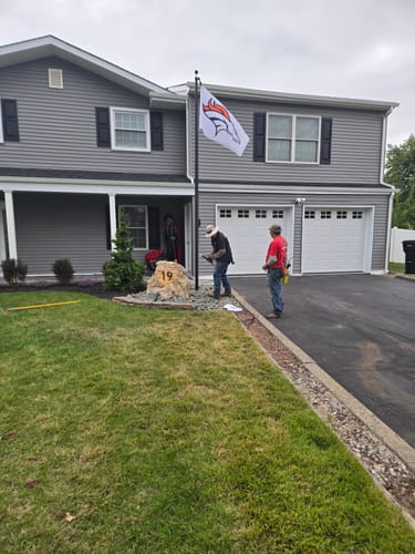 Customer photo review of 15 FT.  Commercial Aluminum Flagpole with External Rope Halyard Rated At 120 mph