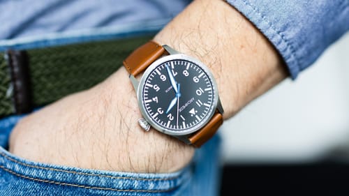 Customer photo review of Saddle Brown Calfskin