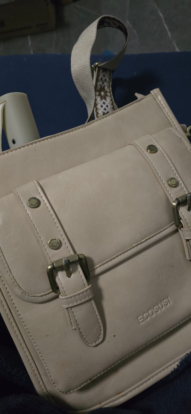 Customer photo review of Sophie Leather Everyday Crossbody Bag