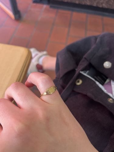 Customer photo review of Gold Adaline Ring