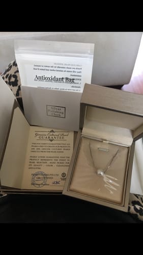 Customer photo review of Sterling Silver Interchangeable Freshwater Pearl Necklace WN00700 | Possibilities