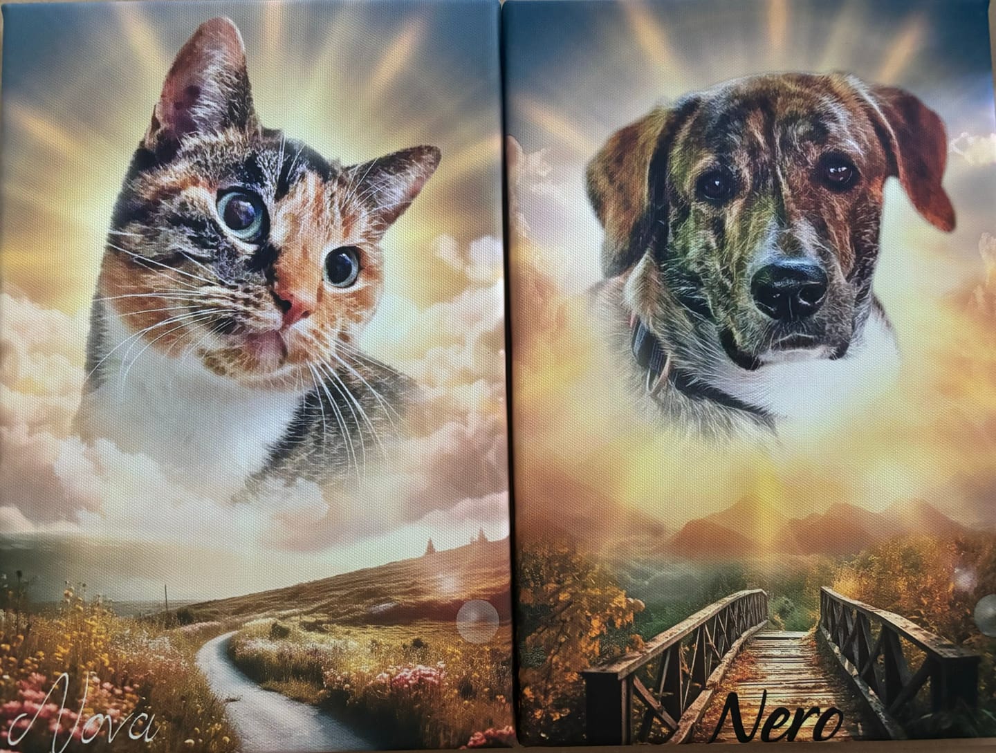 Customer photo review of Personalisiertes Portrait - Sonnen Stil