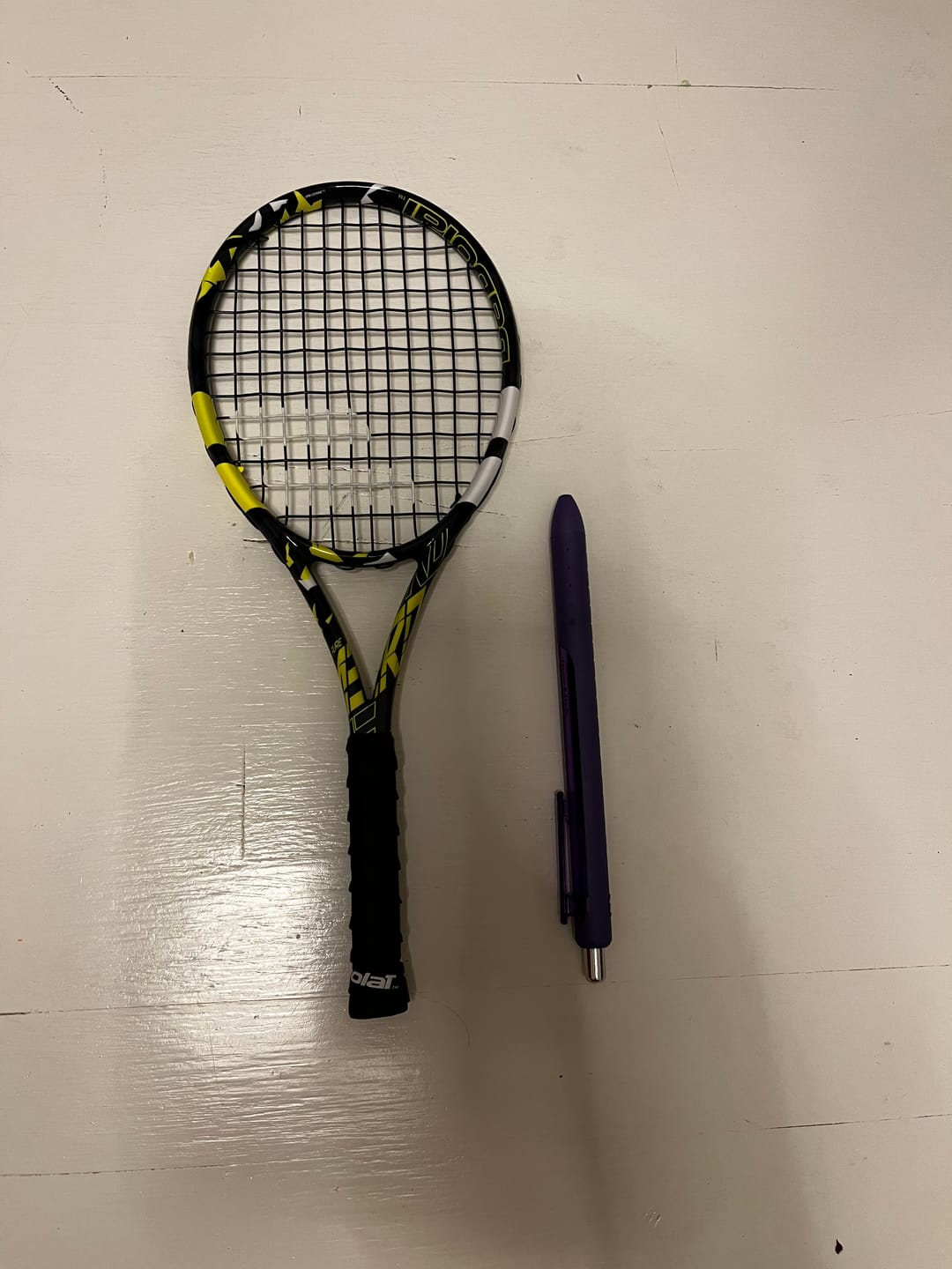 Customer photo review of Babolat Mini Pure Aero 2023 Tennis Racquet