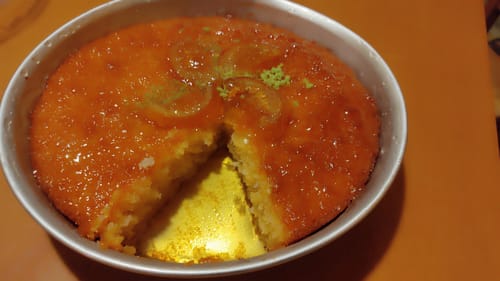 Customer photo review of Traditional Greek Portokalopita – Fresh Orange Syrup Cake – 1200g