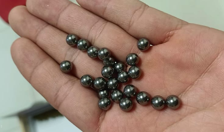Customer photo review of 100 Pcs Hunting Slingshot steel Ball  - Power and Range for Advanced Slingshot Hunting
