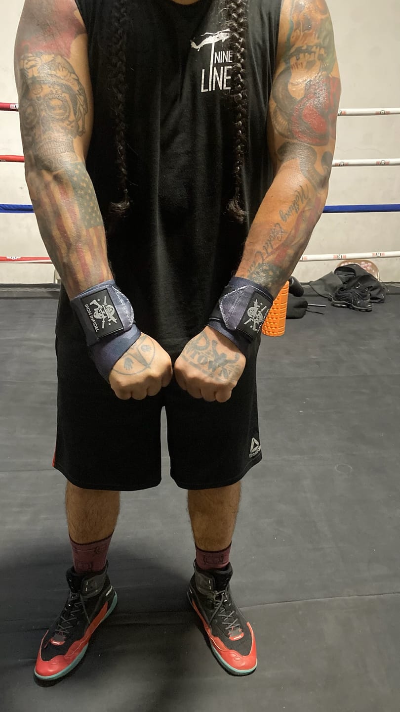 Customer photo review of Wrist Wraps