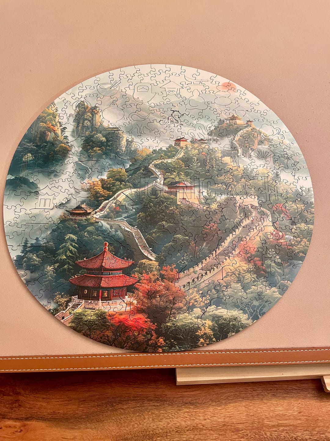 Customer photo review of Chinese Wall - Wooden Puzzle