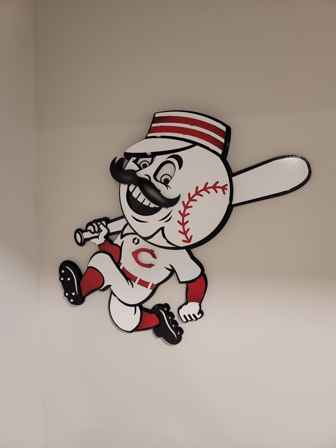 Customer photo review of Cincinnati Bengals "Tiger Mascot" 3D Vintage Metal Wall Art