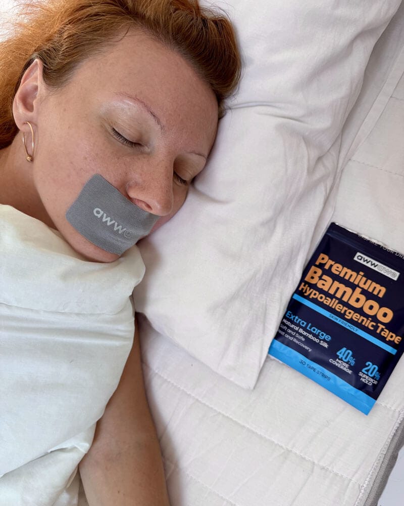 Customer photo review of Premium Bamboo Mouth Tape