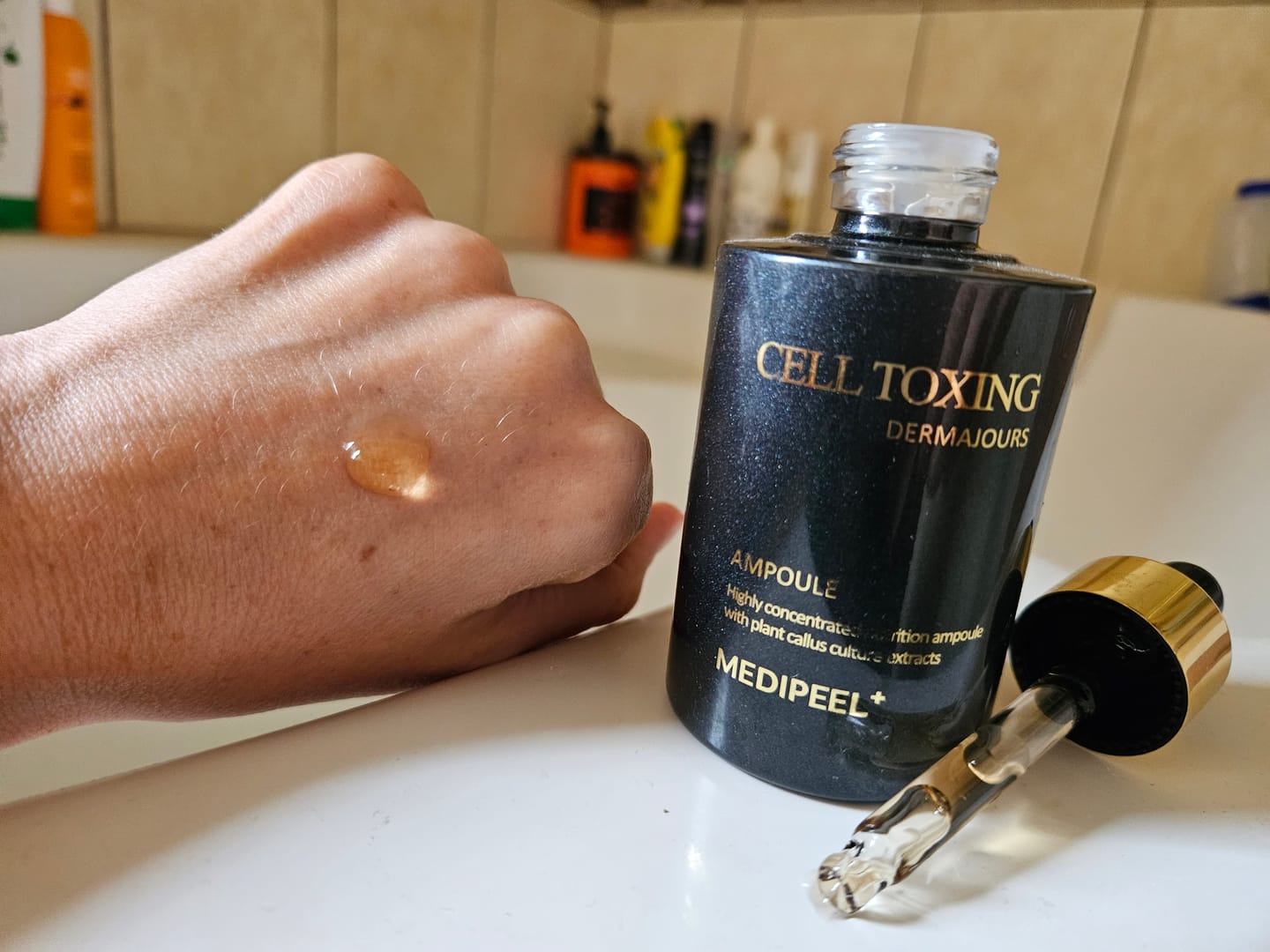 Customer photo review of Atjaunojošs ampulas serums ar cilmes šūnām Medi-Peel Cell Toxing Dermajours Ampoule