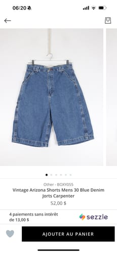 Customer photo review of Vintage Levi's Pants Fits Mens 30 x 34 Blue Denim Jeans 501 Original Fit