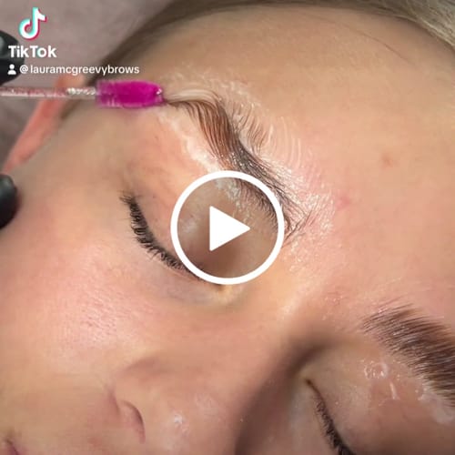Customer video review of Brow Lamination Kit - Step 2 - 10 Sachets