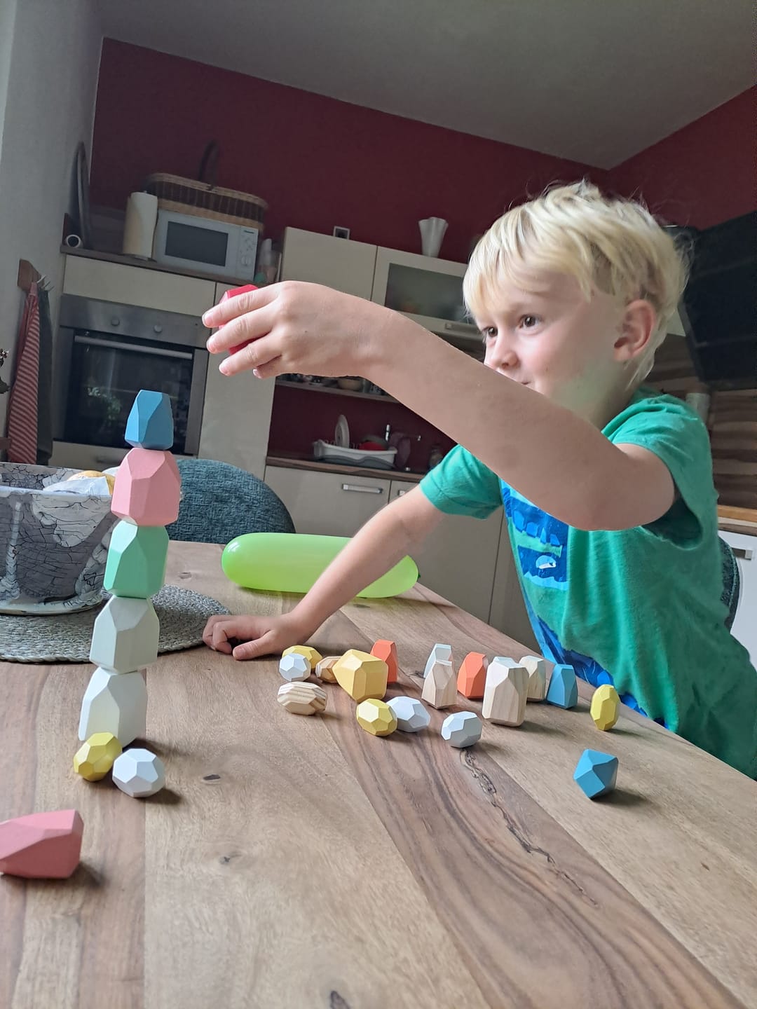 Customer photo review of Holzdiamanten "Pastell" – 36 handgefertigte Steine