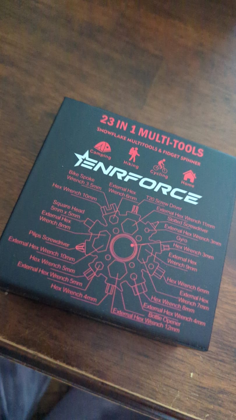 Customer photo review of Multi-Tool & Fidget Spinner Combo