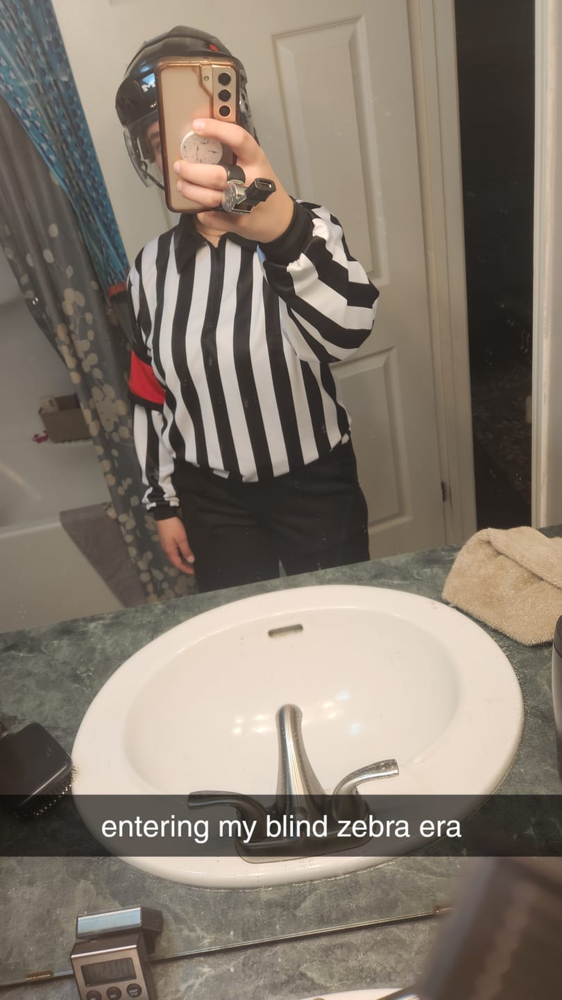 Customer photo review of ZA REFEREE SNAP ON ORANGE OR RED ARM BANDS